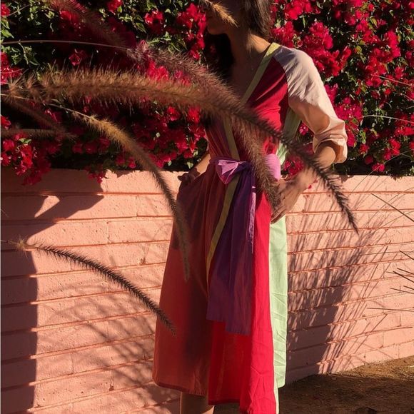 RHODE RESORT JAGGER SILK WRAP DRESS - Picture 3 of 15